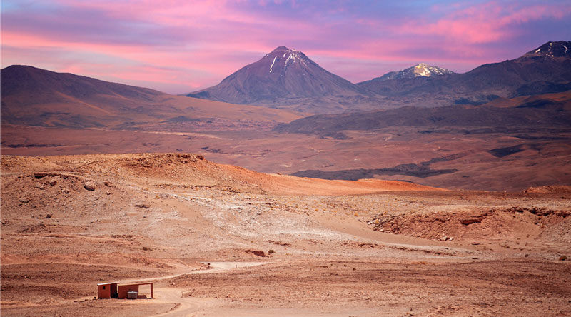 O Atacama fica localizado ao norte do Chile e é um destino muito procurado