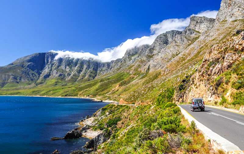 A rota jardim é um caminho fantástico na África do Sul